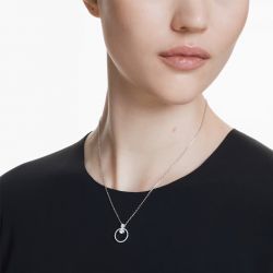 Collier femme swarovski constella métal rhodié et cristaux 5692261 - colliers-femme - edora - 1