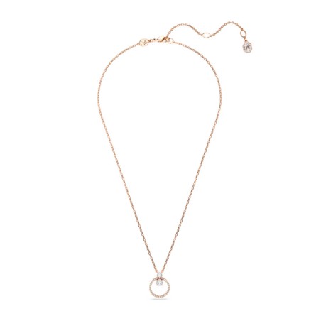 Collier femme swarovski constella métal doré rose et cristaux 5692266 – colliers femme