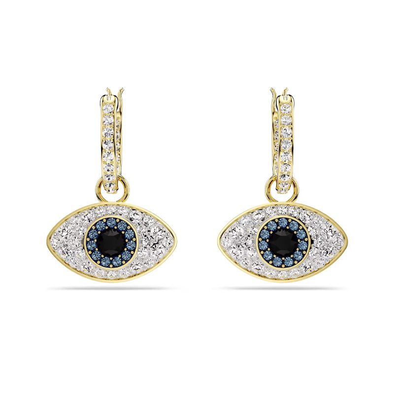 Boucles d'oreilles femme swarovski symbolica métal doré et cristaux 5692163 - boucles-d-oreilles-femme - edora