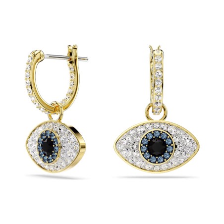 Boucles d'oreilles femme swarovski symbolica métal doré et cristaux 5692163 – boucles d'oreilles femme