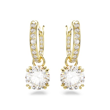 Boucles d'oreilles femme swarovski stilla métal doré et cristaux 5638802 – boucles d'oreilles femme
