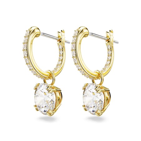 Boucles d'oreilles femme swarovski stilla métal doré et cristaux 5638802 – boucles d'oreilles femme