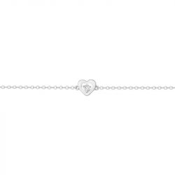 Bracelet femme coeur edora argent 925/1000 et oxydes edo70300337 - fete-des-meres - edora - 2