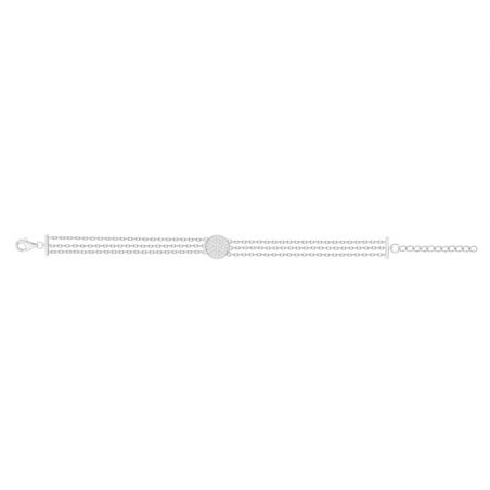 Bracelet or & argent, bracelet plaqué or, bracelet cuir & tissu (2) - bracelets-femme - edora - 2