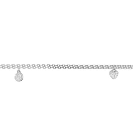 Bracelet femme edora argent 925/1000 argenté et oxydes 70300359 – bracelets femme