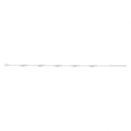 Bracelet or & argent, bracelet plaqué or, bracelet cuir & tissu (2) - bracelets-femme - edora - 2