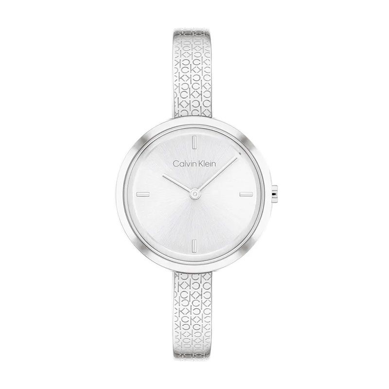 Montre femme beam calvin klein acier blanc 25200181 - montres-femme - edora