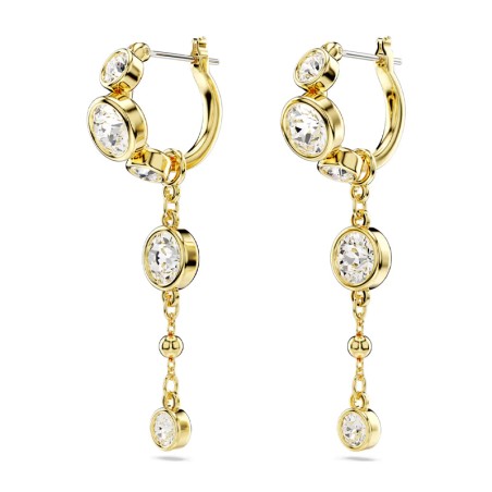 Boucles d'oreilles femme pendantes  imber métal doré et cristaux  5680097 – boucles d'oreilles femme