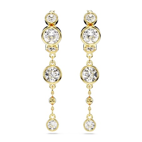 Boucles d'oreilles femme pendantes  imber métal doré et cristaux  5680097 – boucles d'oreilles femme