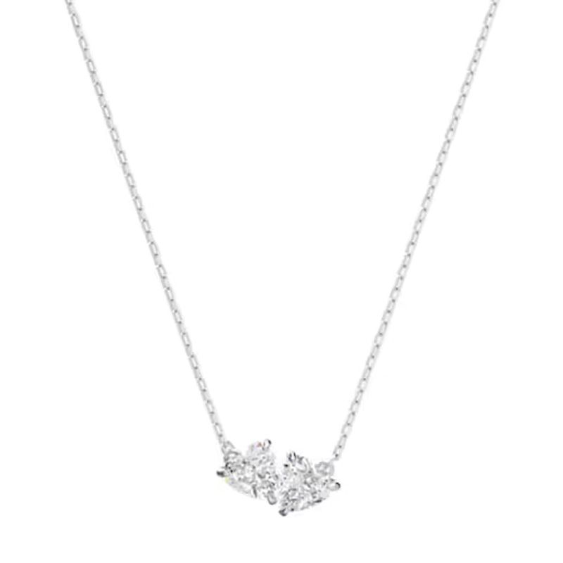 Collier femme mesmera swarovski métal argenté et cristaux 5517117 - colliers-femme - edora