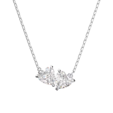 Collier femme mesmera swarovski métal argenté et cristaux 5517117 – colliers femme
