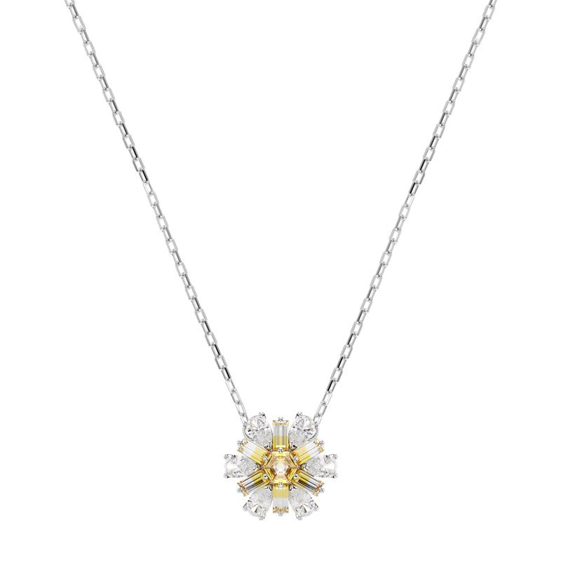 Collier femme idyllia swarovski métal argenté et cristaux 5679939 - colliers-femme - edora