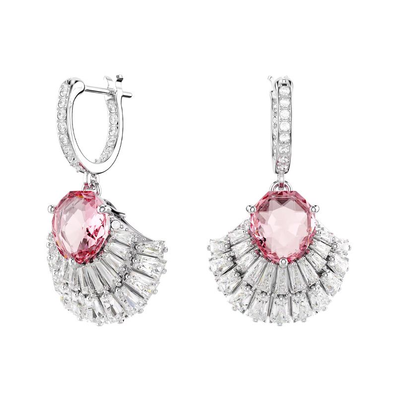 Boucles d'oreilles femme pendantes  idyllia métal rhodié et cristaux  5680295 - boucles-d-oreilles-femme - edora
