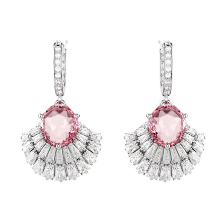 Boucles d'oreilles femme pendantes  idyllia métal rhodié et cristaux  5680295 – boucles d'oreilles femme