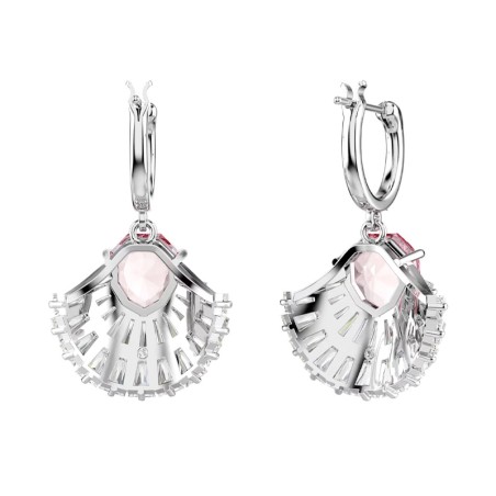 Boucles d'oreilles femme pendantes  idyllia métal rhodié et cristaux  5680295 – boucles d'oreilles femme