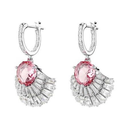 Boucles d'oreilles femme pendantes  idyllia métal rhodié et cristaux  5680295 – boucles d'oreilles femme