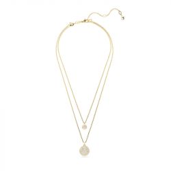 Collier femme multiple sublima swarovski métal doré 5683442 - colliers-femme - edora - 2