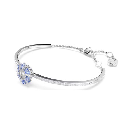 Bracelet femme jonc idyllia swarovski métal rhodié et cristaux 5680014 – bracelets femme