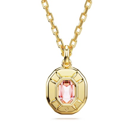 Collier femme imber swarovski métal doré et cristal rose 5682531 – colliers femme