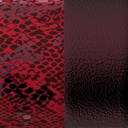 Cuir colliers et joncs 16mm les georgettes caméléon pourpre métallisé - accessoires-les-georgettes - edora - 1