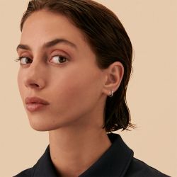 Boucle d'oreille femme piercing créole dentado agatha argent 925/1000 et oxydes 02320754-050-tu - piercing-femme - edora - 2