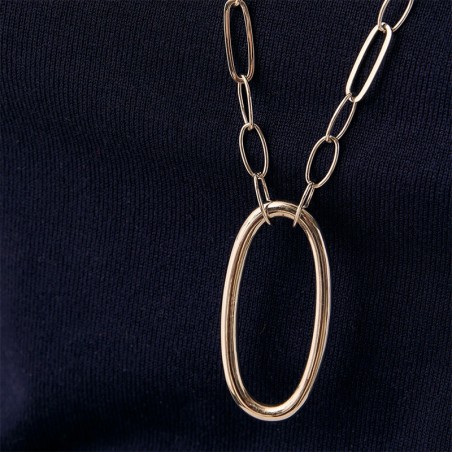 Collier femme sautoir agatha chain argenté 02651381-064-tu – colliers femme