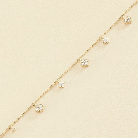 Bracelet femme beloved agatha argent 925/1000 doré et oxydes 02490073-137-tu – bracelets femme