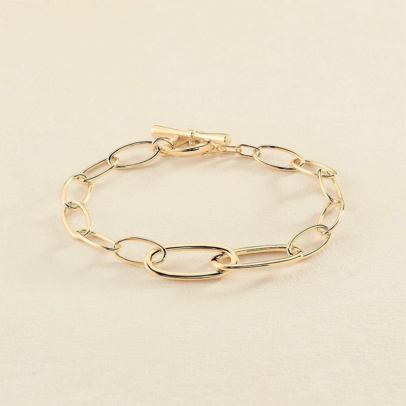Bracelet femme chain agatha laiton doré 02450957-157-tu - bracelets-femme - edora