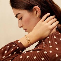 Bracelet femme chain agatha laiton doré 02450957-157-tu - bracelets-femme - edora - 4