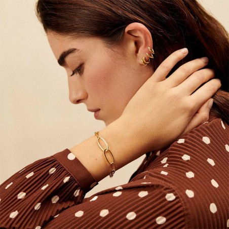 Bracelet femme chain agatha laiton doré 02450957-157-tu – bracelets femme