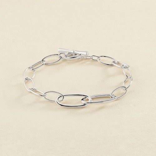 Bracelet Femme AGATHA CHAIN Laiton Argenté