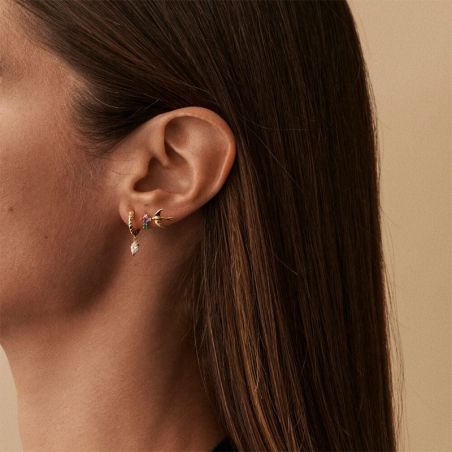 Boucles d’oreilles femme: pendantes, créoles, puces & piercing (3) - piercing - edora - 2