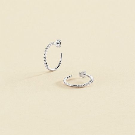 Boucles d’oreilles femme: pendantes, créoles, puces & piercing - creoles - edora - 1