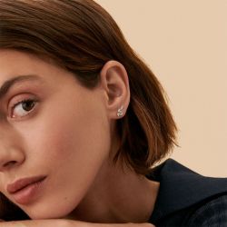 Boucle d'oreille femme piercing puce snaky agatha argent 925/1000 et oxydes 02320980-136-tu - piercing-femme - edora - 2