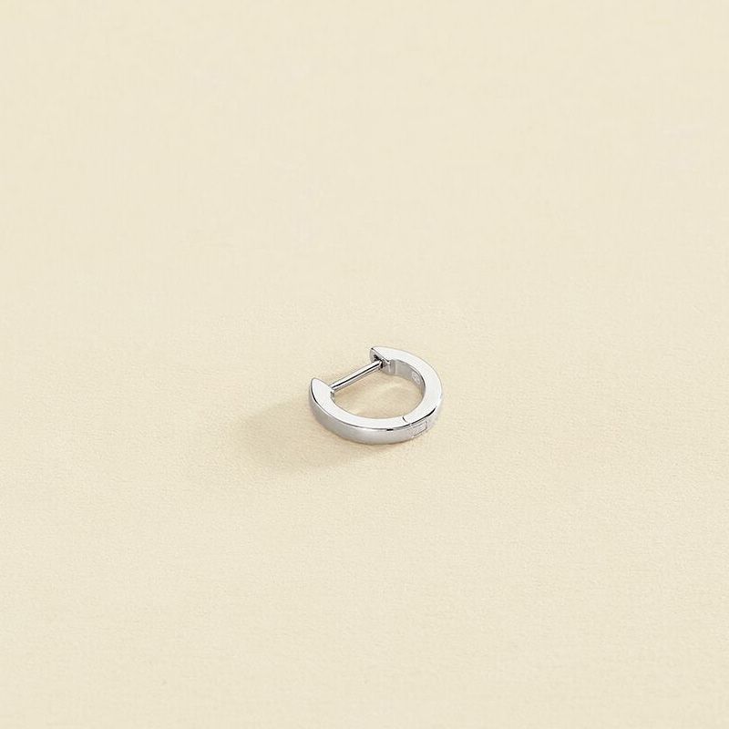 Boucle d'oreille femme piercing créole criolla agatha argent 925/1000 et oxydes 02320601-050-tu - piercing-femme - edora