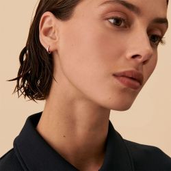 Boucle d'oreille femme piercing créole criolla agatha argent 925/1000 et oxydes 02320601-050-tu - piercing-femme - edora - 1