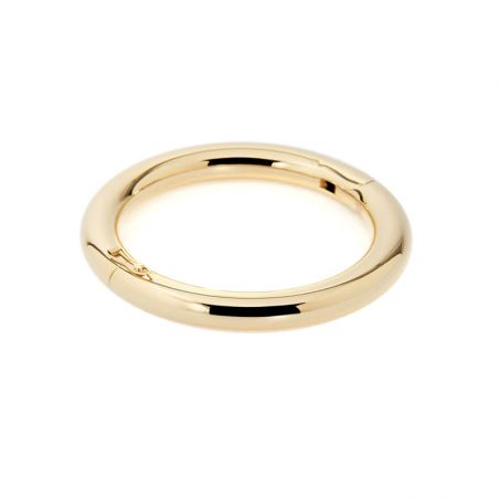 Bracelet or & argent, bracelet plaqué or, bracelet cuir & tissu - joncs - edora - 1