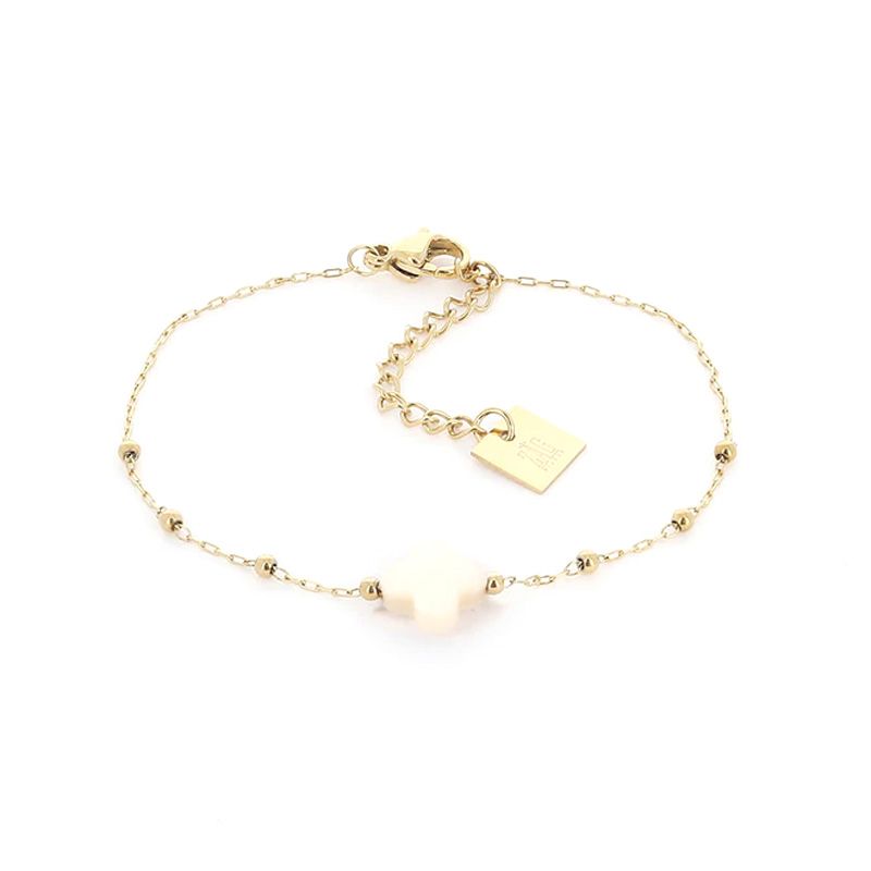 Bracelet femme velasquez zag bijoux acier doré sbs07970-01sel - bracelets-femme - edora