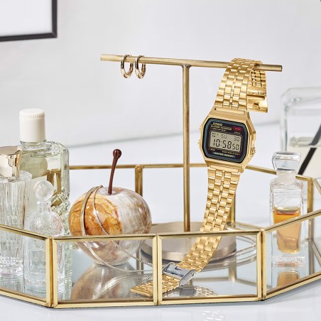 Montre mixte digitale casio vintage acier doré a159wgea-1ef – accueil