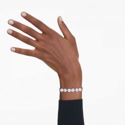 Bracelet femme swarovski tennis una angelic argenté cristaux 5682279 - bracelets-femme - edora - 1