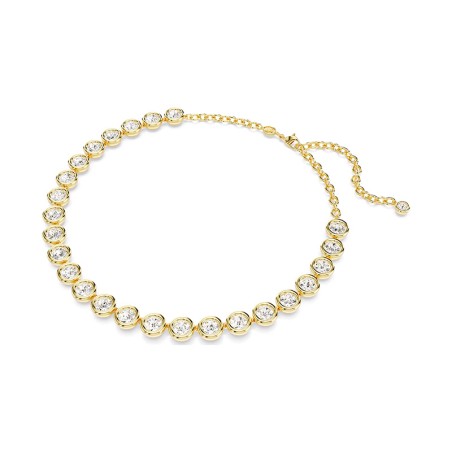 Collier femme swarovski tennis imber doré et cristaux 5682585 – colliers femme