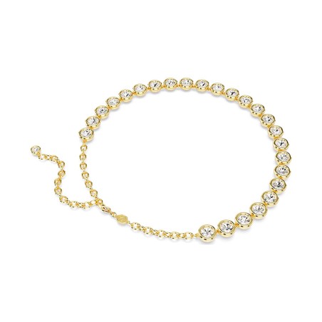 Collier femme swarovski tennis imber doré et cristaux 5682585 – colliers femme