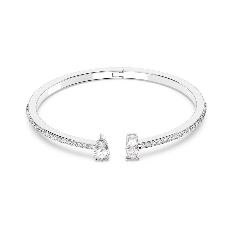 Bracelet femme jonc swarovski mesmera argenté cristaux 5556912 - bracelets-femme - edora