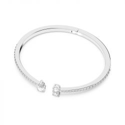 Bracelet femme jonc swarovski mesmera argenté cristaux 5556912 - bracelets-femme - edora - 3
