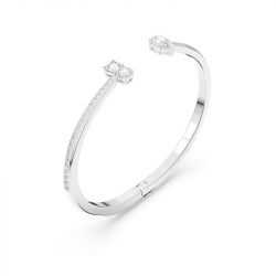 Bracelet femme jonc swarovski mesmera argenté cristaux 5556912 - bracelets-femme - edora - 4