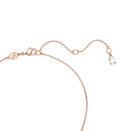 Collier femme swarovski idyllia doré rose et cristaux 5674211 – colliers femme