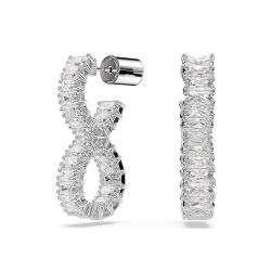 Boucles d'oreilles femme  pendantes swarovski hyperbola argenté et cristaux 5684047 - boucles-d-oreilles-femme - edora - 0