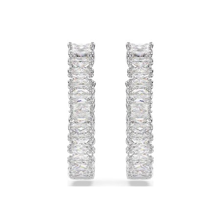 Boucles d'oreilles femme  pendantes swarovski hyperbola argenté et cristaux 5684047 – boucles d'oreilles femme
