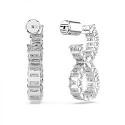 Boucles d'oreilles femme  pendantes swarovski hyperbola argenté et cristaux 5684047 - boucles-d-oreilles-femme - edora - 4