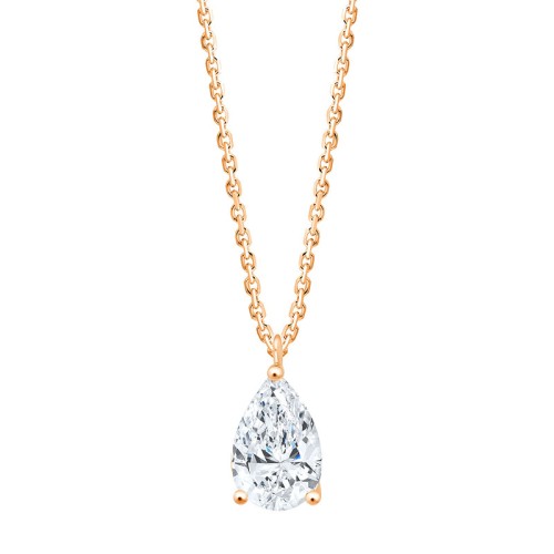 Collier Femme EÏKO OR 750/1000 Jaune et Diamant de Synthèse LCN38546D